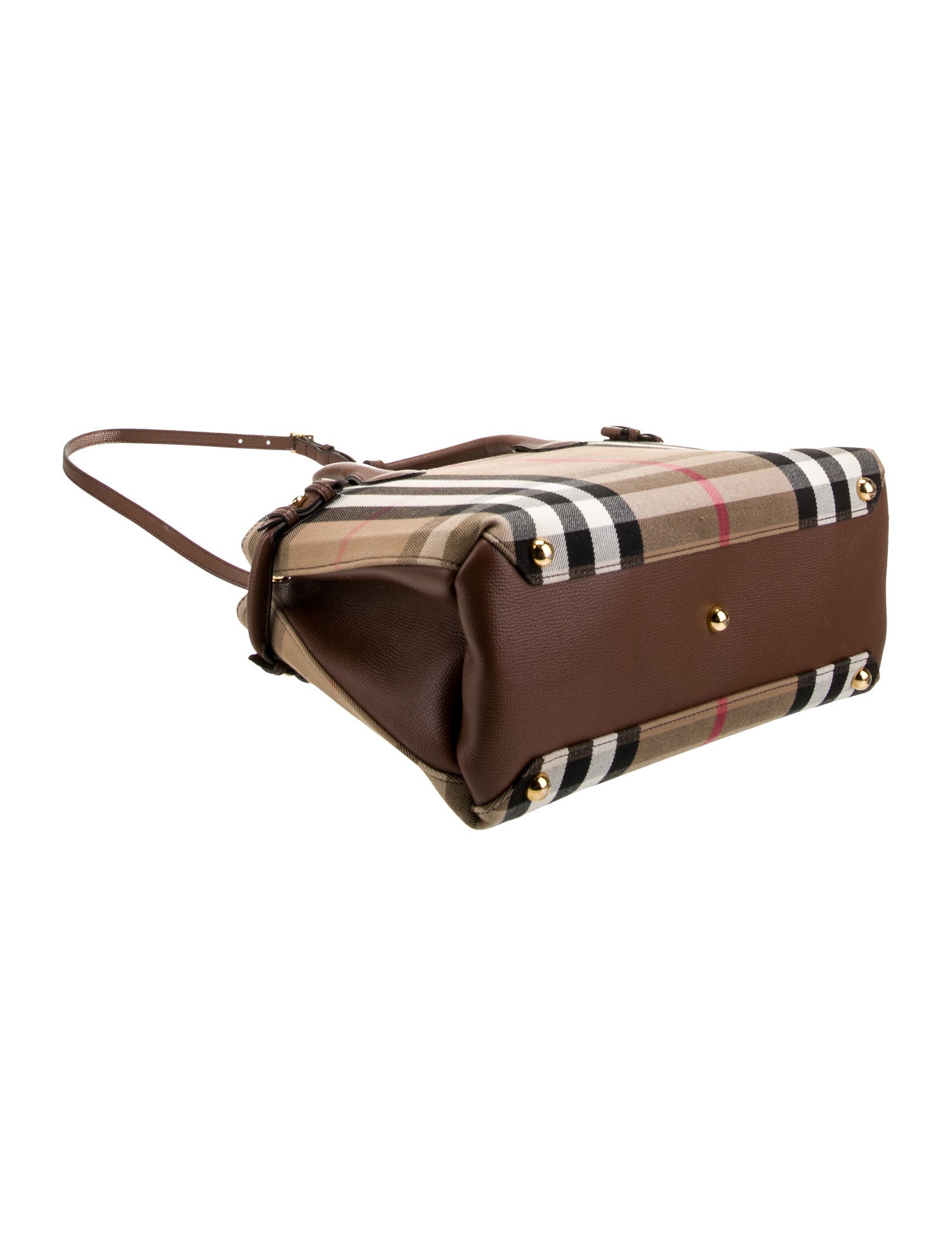 Burberry Canvas Top Handle Bag